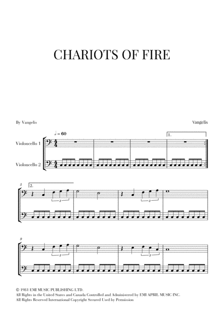 Chariots Of Fire (arr. Cadenza Editions)