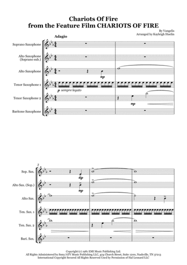 Chariots Of Fire (arr. Kayleigh Huelin)