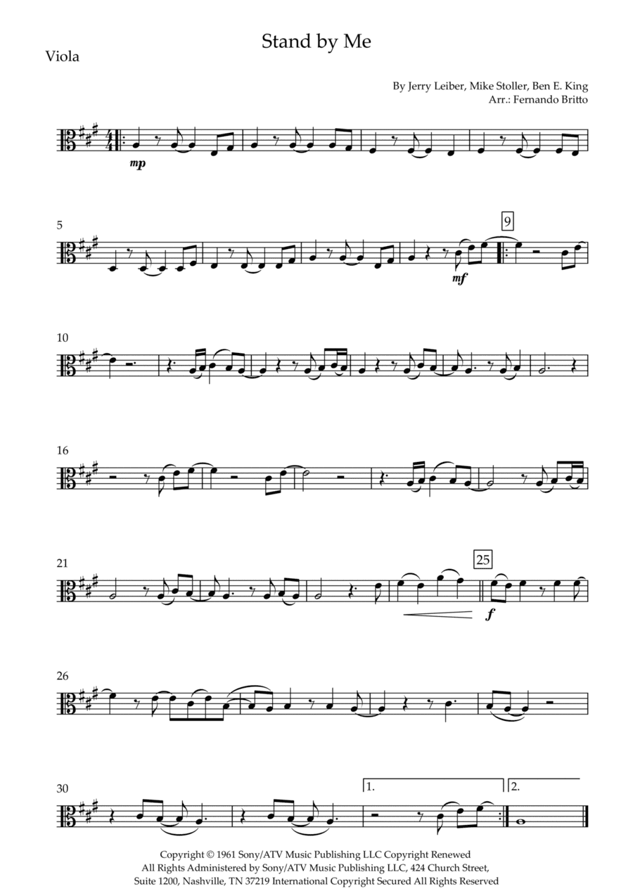Stand By Me (arr. Fernando Britto)