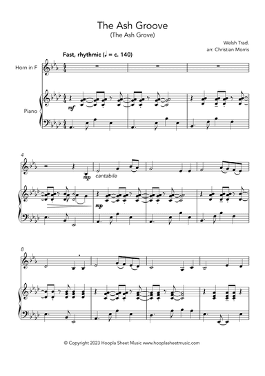 The Ash Groove (The Ash Grove) (arr. Christian Morris)