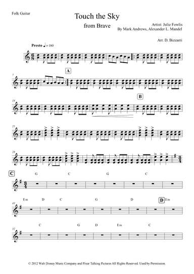 Touch The Sky (arr. Davide Bizzarri)