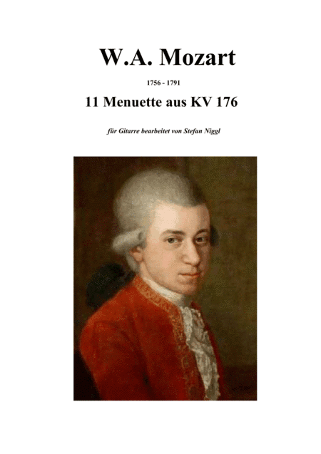 11 Menuets from KV 176 (arr. Stefan Niggl)