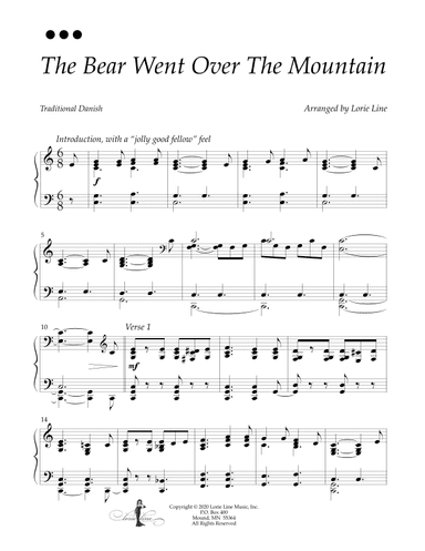 The Bear Went Over The Mountain (arr. Lorie Line)