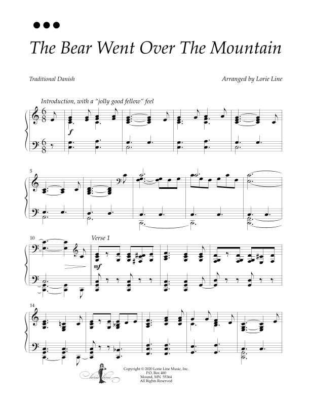 The Bear Went Over The Mountain (arr. Lorie Line)