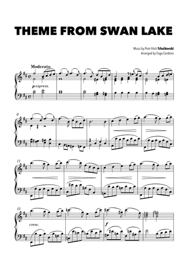 Theme From Swan Lake (arr. Tiago Cordeiro)