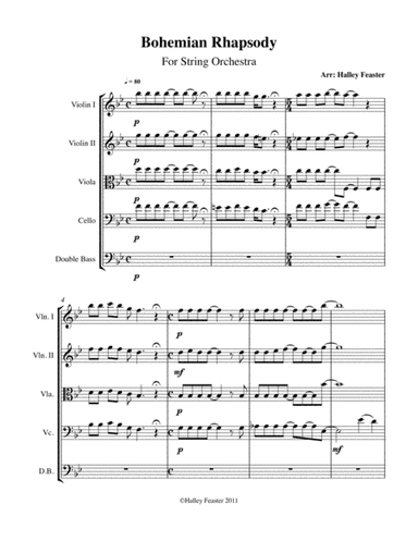 Bohemian Rhapsody (arr. Halley Feaster)
