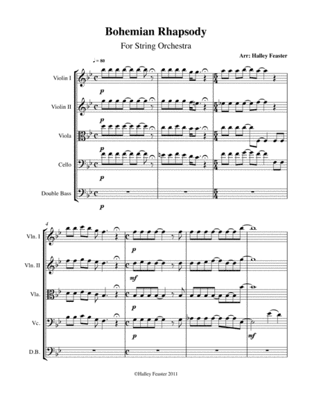 Bohemian Rhapsody (arr. Halley Feaster)