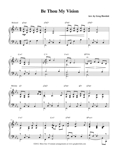 Be Thou My Vision (arr. Greg Howlett)