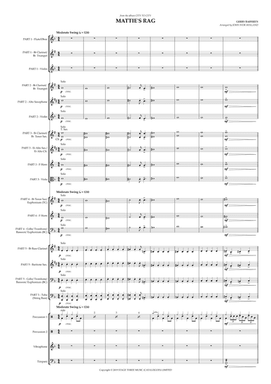 Mattie's Rag (arr. John Ivor Holland)