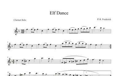 Elf Dance (Clarinet solo)