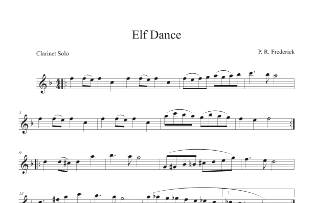 Elf Dance (Clarinet solo)