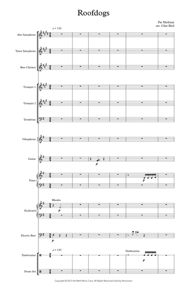 Roofdogs (arr. Clint Bleil)