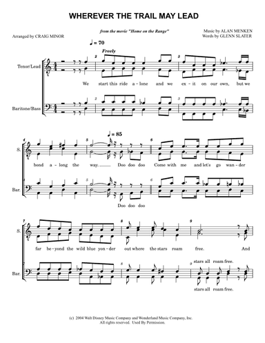 Wherever The Trail May Lead (arr. Craig Minor)
