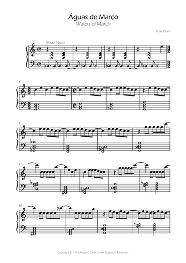 Águas De Março (waters Of March) (arr. Ygor Nunes)