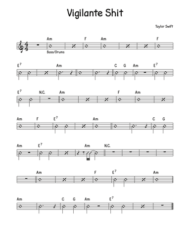 Vigilante Shit (arr. David M Fagnant)