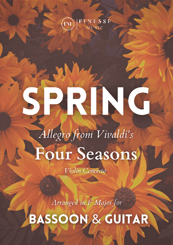 DUET - Four Seasons Spring (Allegro) for BASSOON  and ACOUSTIC GUITAR - F Major (arr. Ivan de Andrade)