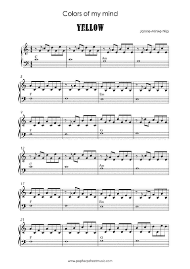 Colors of my mind - Yellow - harp solo