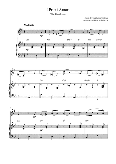 I Primi Amori (The First Love) (arr. Kaiserin Rebecca)