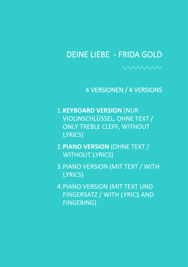 Deine Liebe (arr. BS)