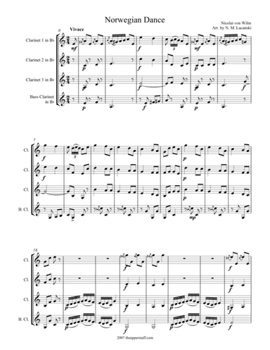 Norwegian Dance (arr. Nick Lacanski)