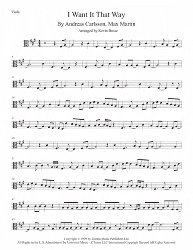 I Want It That Way (arr. Kevin Busse)