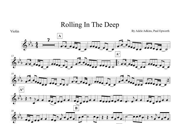 Rolling In The Deep (arr. Leo Silva)