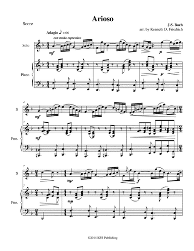Arioso (arr. Kenneth D. Friedrich)