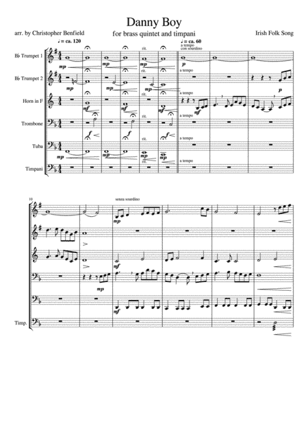 Danny Boy (arr. Christopher Benfield)