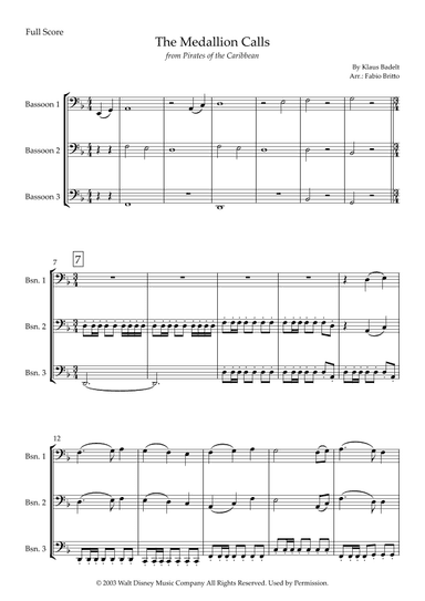 The Medallion Calls (arr. Fabio Britto)