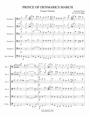 Prince of Denmark March (arr. E. E. Biggs)