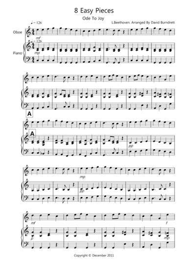 8 Pieces for Oboe And Piano (arr. David Burndrett)