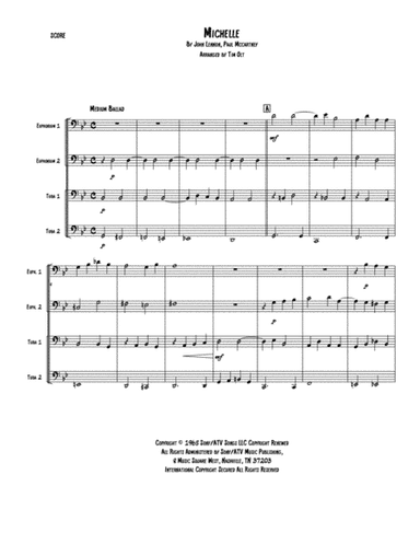 Michelle (arr. Tim Olt)