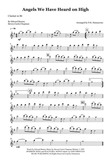 Angels We Have Heard On High (arr. P.H. Damasceno)