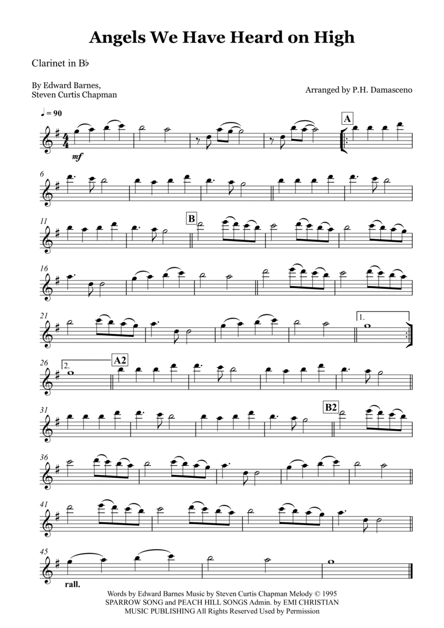 Angels We Have Heard On High (arr. P.H. Damasceno)