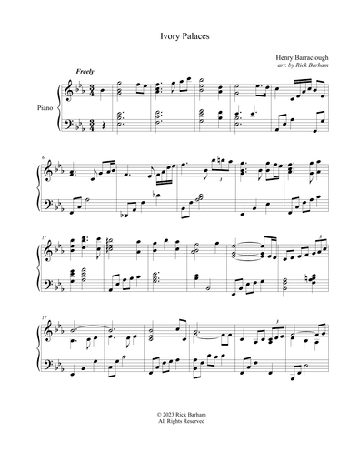 Ivory Palaces (arr. Rick Barham)