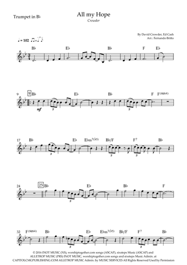 All My Hope (arr. Fernando Britto)