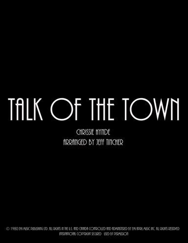 Talk Of The Town (arr. Jeff Tincher)