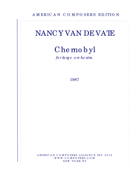 [Van de Vate] Chernobyl