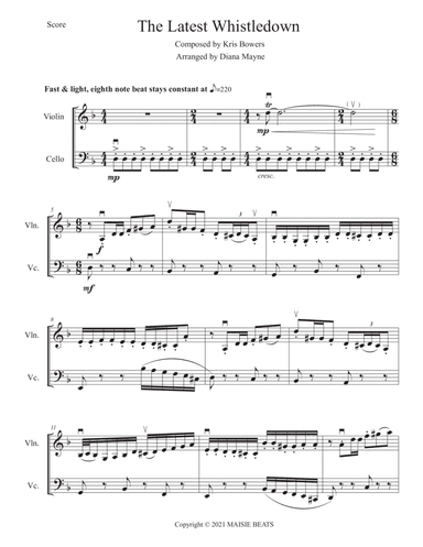 The Latest Whistledown (arr. Diana Mayne)