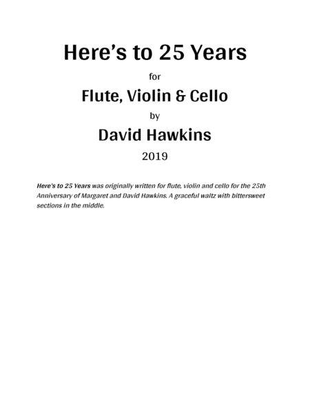 Here's to 25 Years