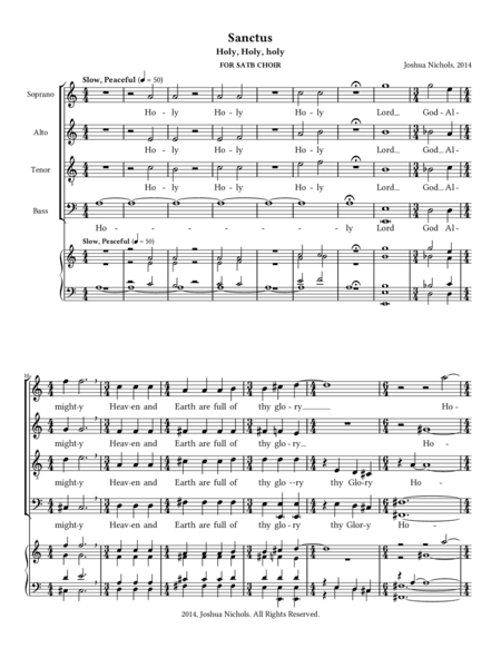 Choral Sanctus