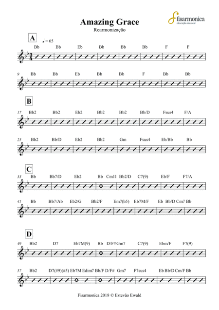 Amazing Grace - Amazing Grace (arr. Estevão Ewald)
