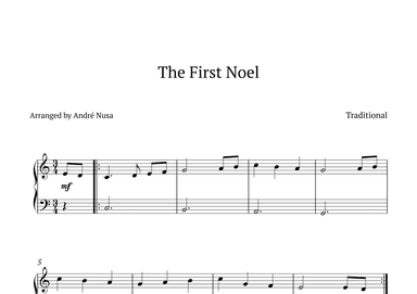The First Noel (arr. André Nusa)