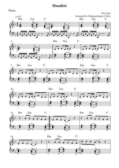 Houdini (arr. Melquisedeque C.Silva)