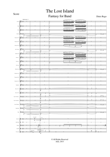 The Lost Island (Fantasy for Band) - Dinis Rego