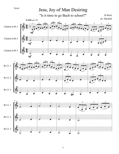 Is it Time to go Bach to School? (arr. James Marshall)