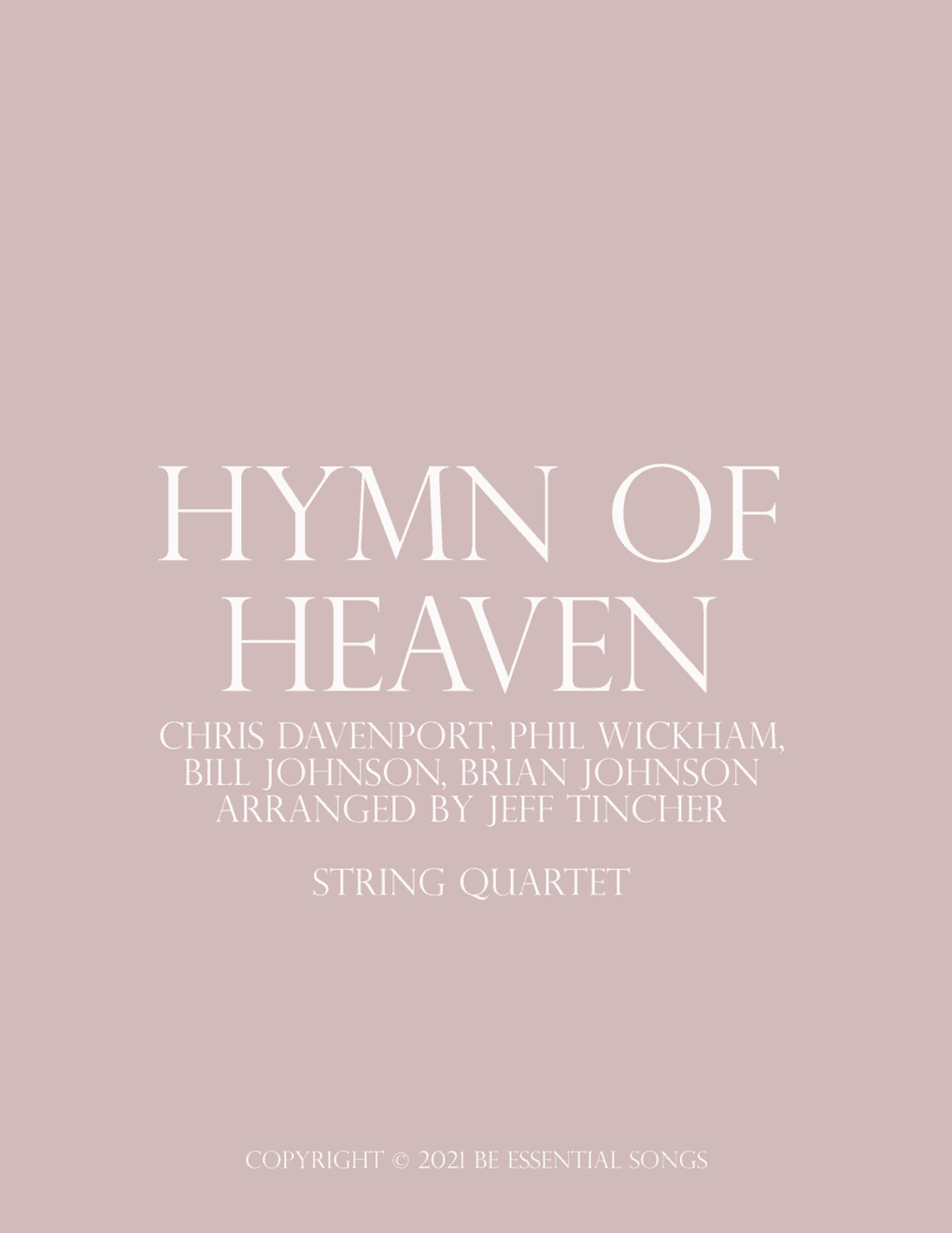 Hymn Of Heaven (arr. Jeff Tincher)