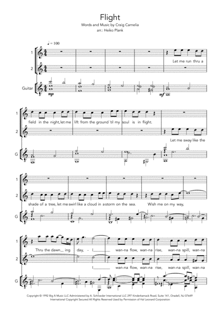 Flight (arr. Heiko Plank)