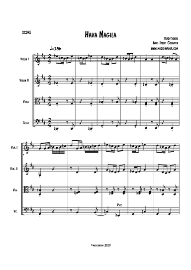 Hava Nagila (arr. Ionut Cosarca)