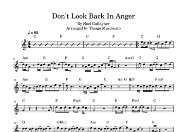 Don't Look Back In Anger (arr. Thiago Marconato)